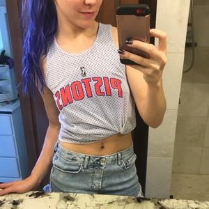 Pistons jersey! Perfect for looking athletic cute!